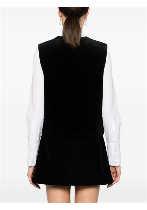 Gilet Jealousy Gliss con scollo a V in nero Blaze Milano - donna BLAZÉ MILANO | GGS01JS0001